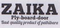 ZAIKA (and logo) trademark logo