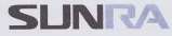 SUNRA (and logo) trademark logo