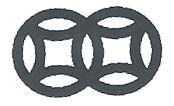 DOUBLE COIN DEVICE trademark logo