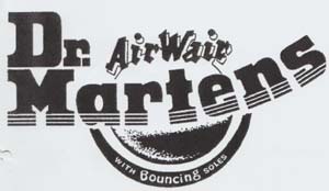 DR. MARTENS AIRWAIR WITH BOUNCING SOLES DEVICE MARK (and logo) trademark logo