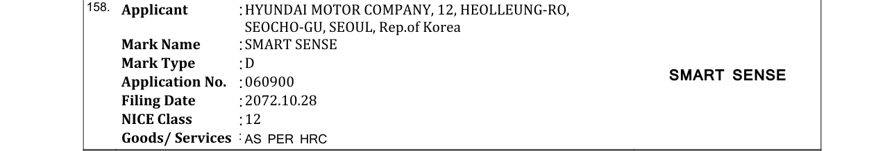 Original bulletin entry for SMART SENSE