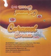 NEBICO CARAMEL CREAM CANDY (and logo) trademark logo