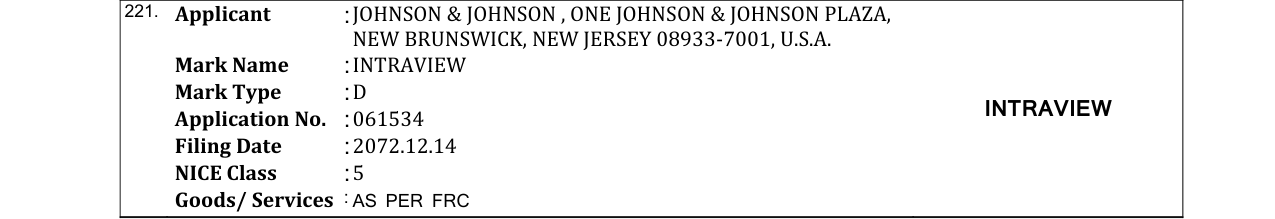 Original bulletin entry for INTRAVIEW