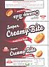 SUPER CREAMY BITE MILK CREAM BISCUITS (and logo) trademark logo