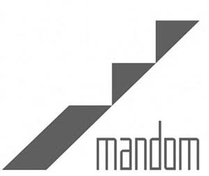 MANDOM (and logo) trademark logo
