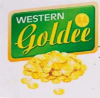 WESTERN GOLDIEE (and logo) trademark logo