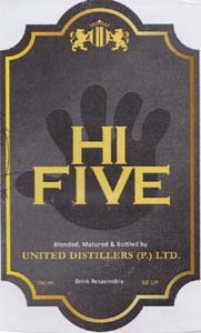 HI FIVE (and logo) trademark logo