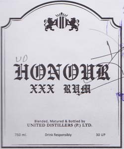 UD HONOUR (and logo) trademark logo