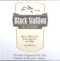 BLACK STALLION (and logo) trademark logo