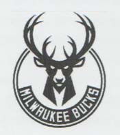 MILWAKEE BUCKS AND BUCK HEAD DESIGN (and logo) trademark logo