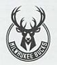 MILWAKEE BUCKS AND BUCK HEAD DESIGN (and logo) trademark logo