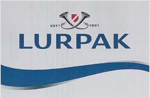 LURPAKFOLIEN (and logo) trademark logo
