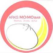 ARKS MOMO BAR (and logo) trademark logo
