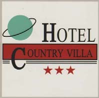 HOTEL COUNTRY VILLA (and logo) trademark logo