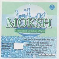 MOKSH (and logo) trademark logo
