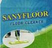 SANYFLOOR FLOOR CLEANER (and logo) trademark logo