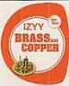 IZYY BRASS AND COPPER CLEANER (and logo) trademark logo