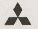 MITSUBISHI (and logo) trademark logo