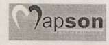 MAPSON (and logo) trademark logo