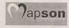MAPSON (and logo) trademark logo
