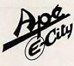 APE E-CITY and device (and logo) trademark logo