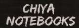 CHIYA NOTEBOOKS (and logo) trademark logo