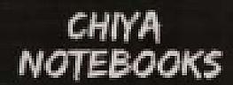 CHIYA NOTEBOOKS (and logo) trademark logo