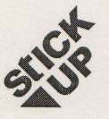 STICK UP (and logo) trademark logo