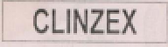 CLINZEX (and logo) trademark logo