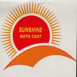 SUNSHINE AUTO COAT (and logo) trademark logo