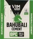 BAHUBALI OPC (and logo) trademark logo