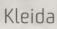 KLEIDA (and logo) trademark logo