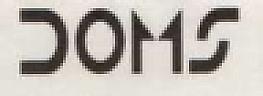 DOMS (device) (and logo) trademark logo