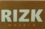 RIZK (and logo) trademark logo