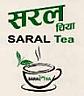 SARAL TEA (and logo) trademark logo