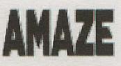 AMAZE (and logo) trademark logo