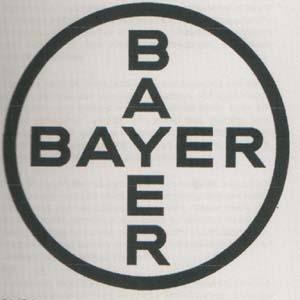BAYER IN CIRCLE (Figurative mark) (and logo) trademark logo