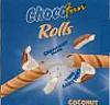 CHOCOFUN ROLLS (and logo) trademark logo