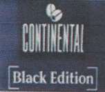 CONTINENTAL BLACK EDITION (and logo) trademark logo