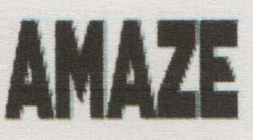 AMAZE (and logo) trademark logo
