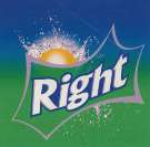 RIGHT (and logo) trademark logo