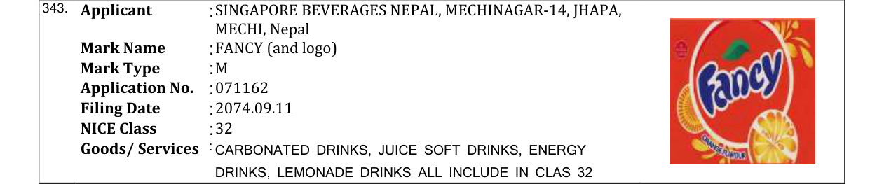 Original bulletin entry for FANCY (and logo)