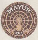 MAYUR (and logo) trademark logo