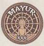 MAYUR (and logo) trademark logo