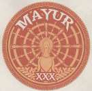 MAYUR (and logo) trademark logo