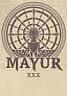 MAYUR (and logo) trademark logo