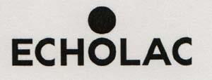 ECHOLAC (and logo) trademark logo