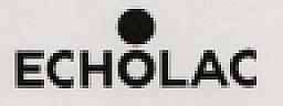 ECHOLAC (and logo) trademark logo