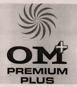 OM PREMIUM PLUS (and logo) trademark logo