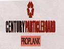 CENTURY PARTICLEBOARD PROPLANK (and logo) trademark logo